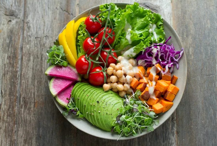Vegan meal example
